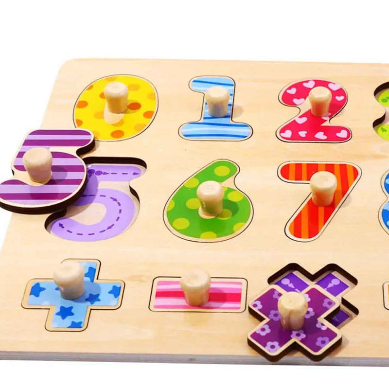 Tooky Toy Co Number Puzzle  30x23x2cm