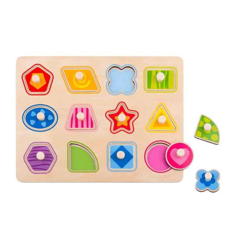 Tooky Toy Co Shape Puzzle  30x23x2cm