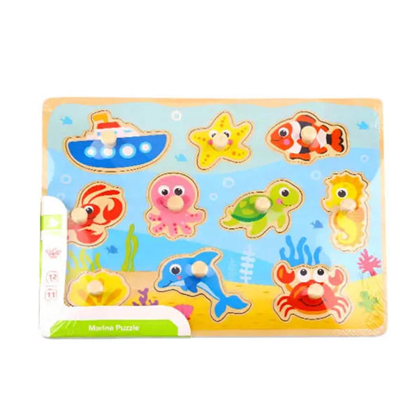 Tooky Toy Co Marine Puzzle  30x23x2cm