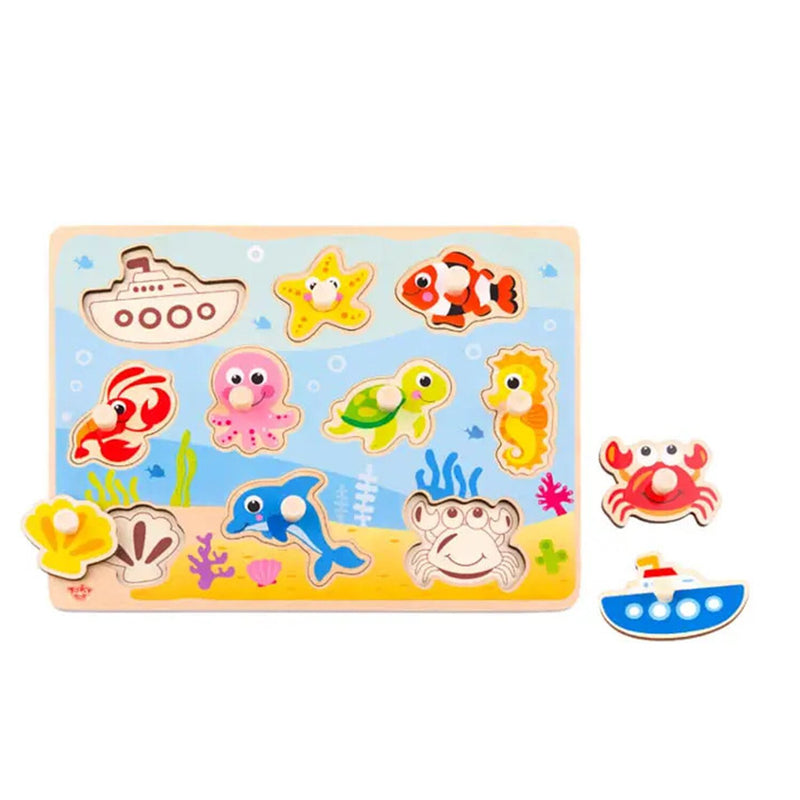 Tooky Toy Co Marine Puzzle  30x23x2cm