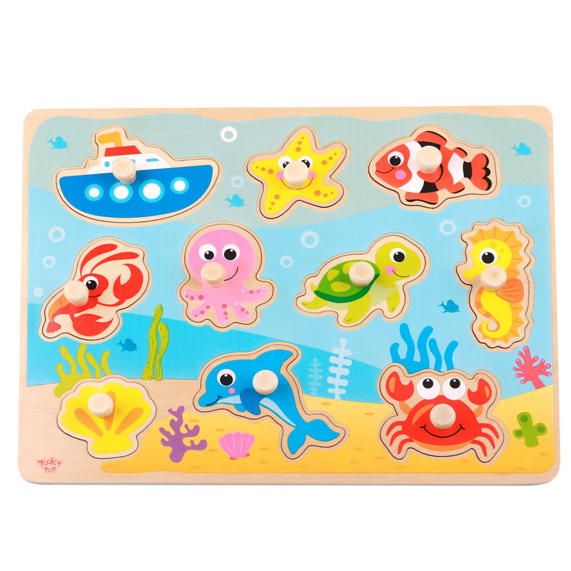 Tooky Toy Co Marine Puzzle  30x23x2cm