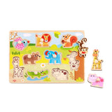 Tooky Toy Co Animal Puzzle  30x23x2cm