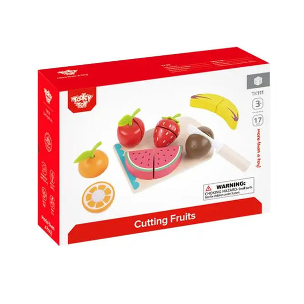 Tooky Toy Co Cutting Fruits  23x16x6cm