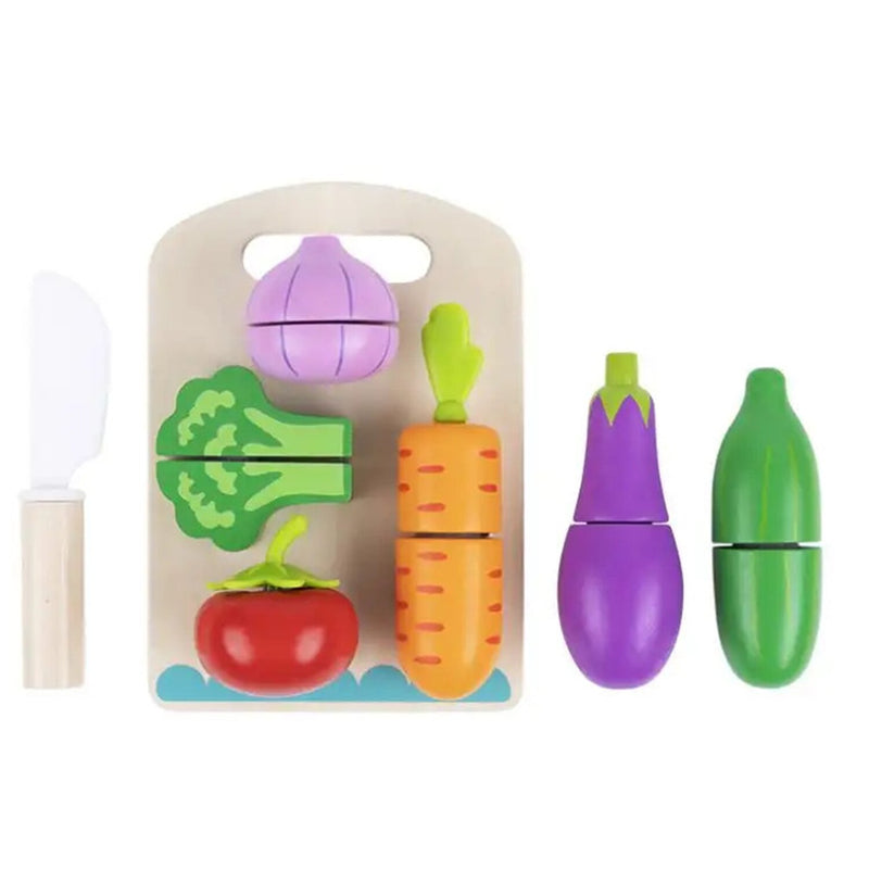 Tooky Toy Co Cutting Vegetables  23x16x6cm
