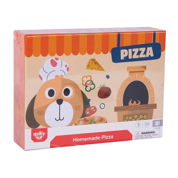 Tooky Toy Co Homemade Pizza  29x22x7cm