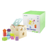 Tooky Toy Co SHAPE SORTER  15x15x15cm