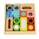 Tooky Toy Co Multifunction Blocks with Texture and Sound  19x5x19cm