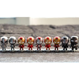 Hot Toy Iron Man 3 - Iron Man Cosbi Bobble-Head Collection (Individual Blind Boxes)  6 x 6 x 10cm