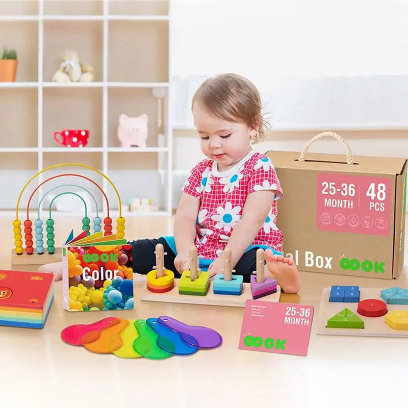 Tooky Toy Co 25-36m Educational Box  32x27x18cm