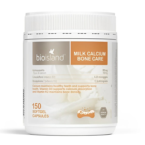 Bioisland Bioisland Adult Milk Calcium - 150 Capsules  150pcs