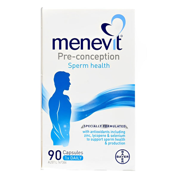 Australia MENEVIT Philharmonic Menevit Men's Nutrient Improves Sperm - 90 Capsules  90pcs/bottle