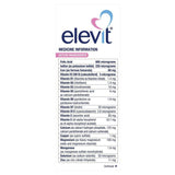 Elevit Elevit Pregnancy Nutrition Folic Acid Pregnancy Multivitamin - 100 Tablets  100pcs/box