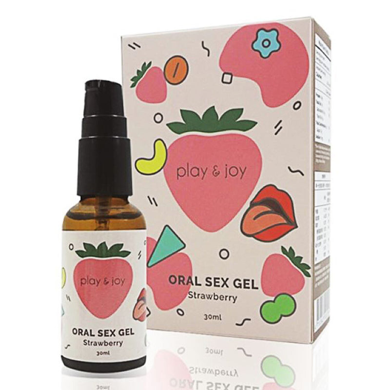 PLAY & JOY Oral Sex Gel 30ml - Strawberry  30ml