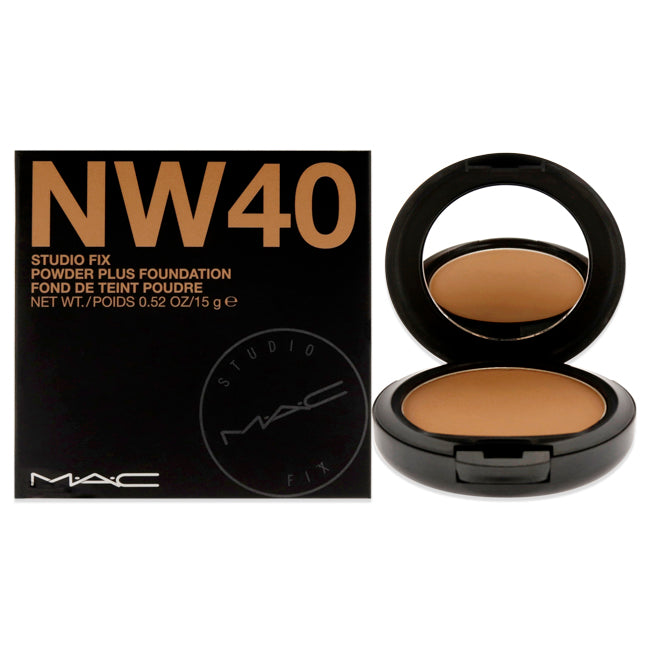 MAC Studio Fix Powder Plus Foundation - NW40 by MAC for Women - 0.52 oz Foundation