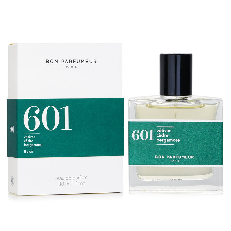 Bon Parfumeur 601 Eau De Parfum Spray - Woody Fresh (Vetiver, Cedar, Bergamot)  30ml/1oz