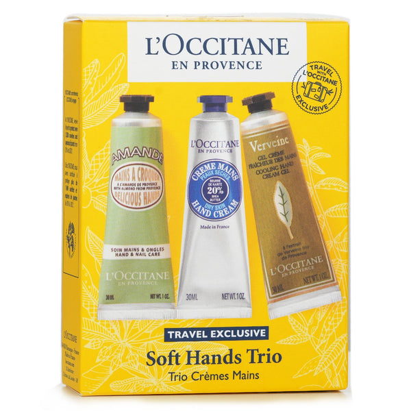 L'Occitane Travel Exclusive Soft Hands Trio Cream Set  3x30ml/1oz