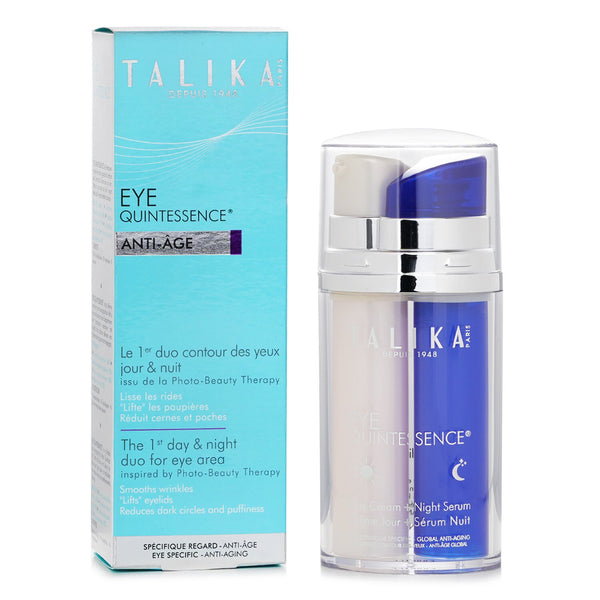 Talika Eye Quintessence Day Cream and Night Serum  2x10ml/0.3oz