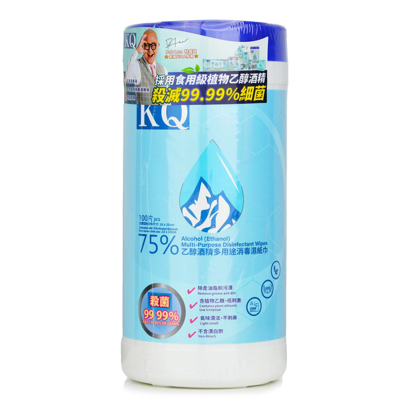 KQ KQ - 75%Alcohol (Ethanol) Barrel Disinfectant Wipes  18 X 20 cm