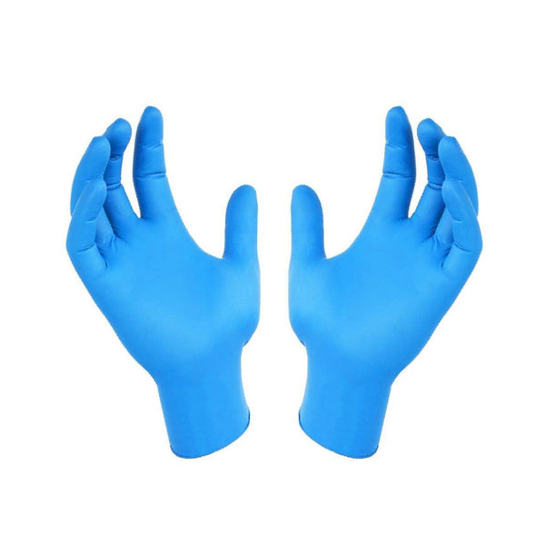 KQ KQ - Vitrile Disposable Vinyl & Nitrile Blend Gloves -blue (S)  S