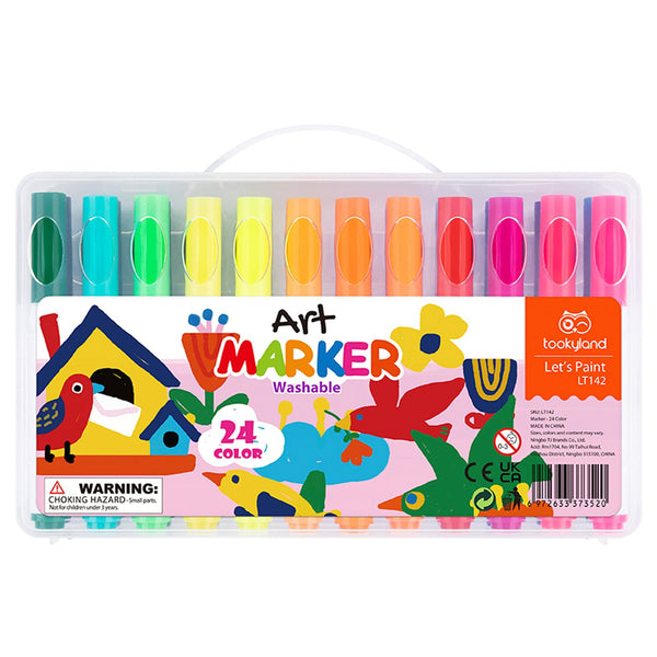 Tookyland Washable Marker - 24 Colors  10x10x16cm