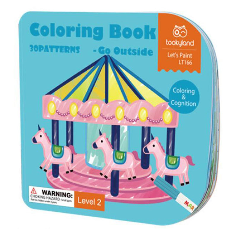 Tookyland Coloring Book - Go Outside  26x28x0.5cm