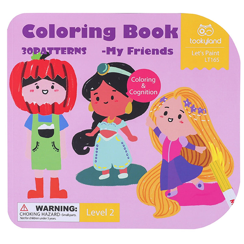 Tookyland Coloring Book - My Friends  26x28x0.5cm