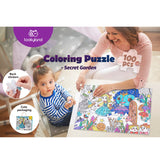 Tookyland Coloring Puzzle - Secret Garden  30x24x6cm