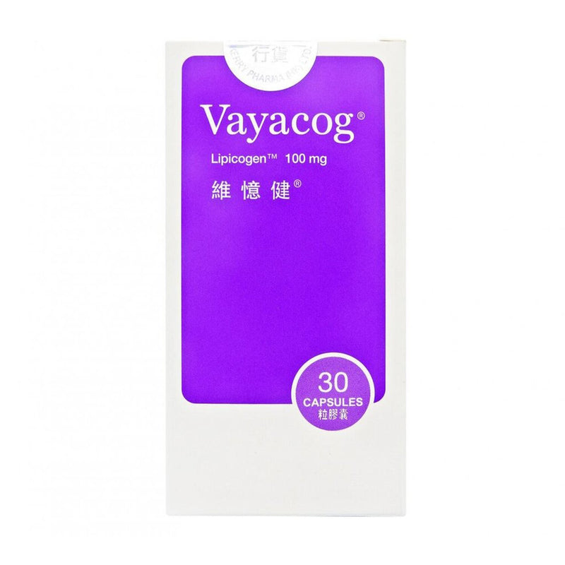 Vayacog Vayacog - Lipicogen 100mg 30Capsules  100mg 30Capsule