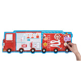 Tookyland "Reusable Stickers Activity Pad - Fire Truck & Ice Cream Truck"  24x2x23cm