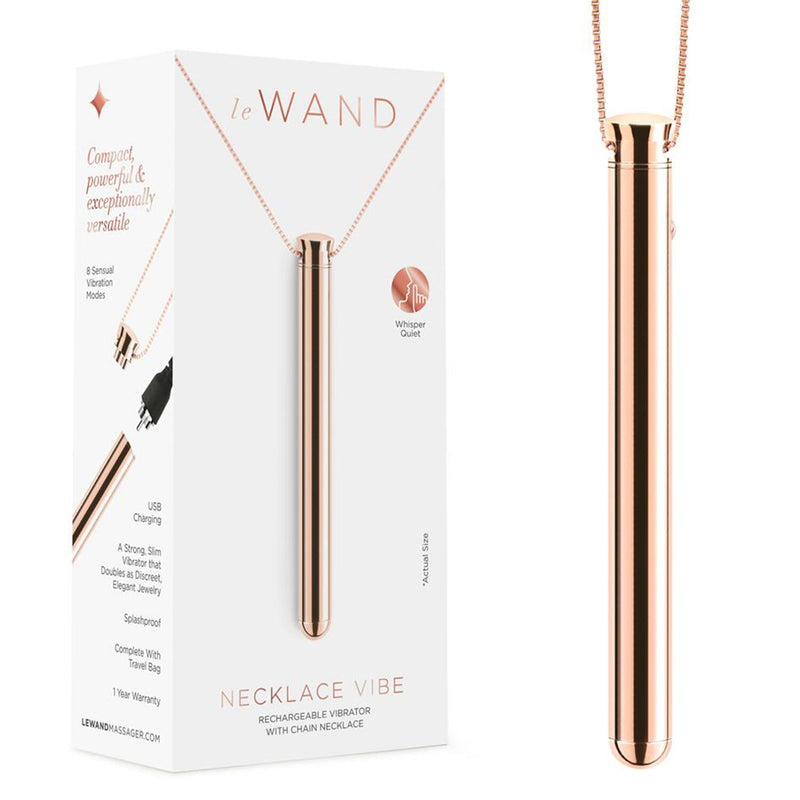 Lewand Vibrating Necklace - # Rose Gold  1 pc