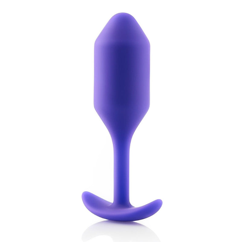 B-vibe Snug Anal Plug 2 - # Purple  1 pc