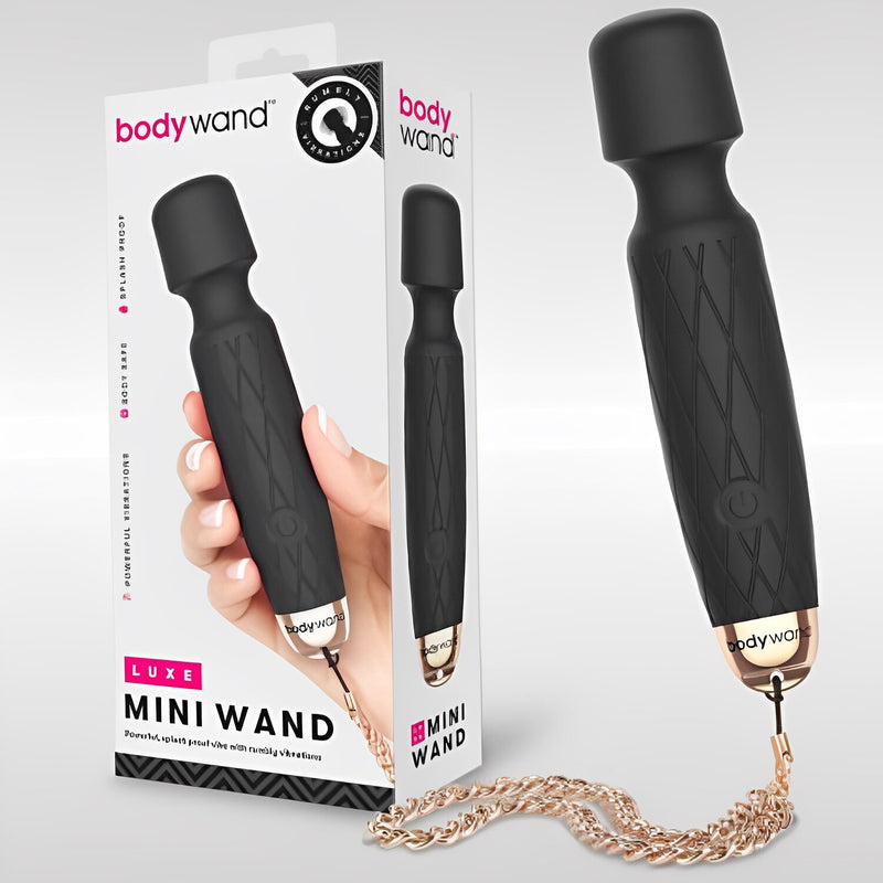 Body wand Luxe Mini USB Massage Stick - # Black  1 pc