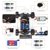 WL Toys WLToys A959 1/18 RC Buggy (Red/Black)  295x215x215mm