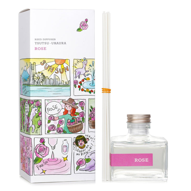 Daily Aroma Japan Tsutsu Uraura Deodorant Reed Diffuser - Rose  120ml