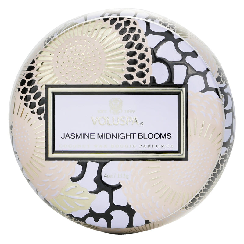 Voluspa Mini Tin Candle - Jasmine Midnight Blooms  113g/4oz