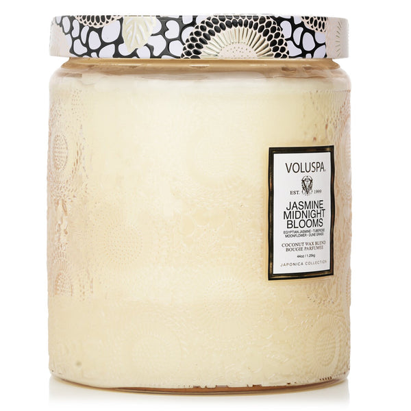 Voluspa Luxe Jar Candle - Jasmine Midnight Blooms  44oz/1.25kg