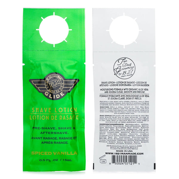 18.21 Man Made 18.21 Man Made Glide Shave Lotion - # Spiced Vanilla  15ml/0.5oz