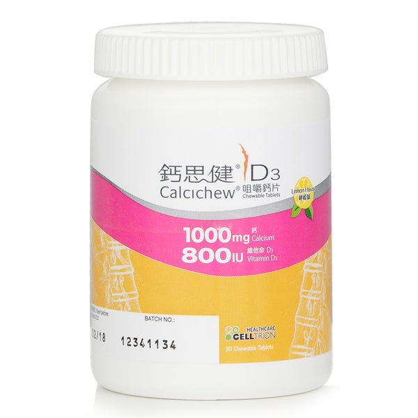 Calcichew Calcichew - Calcichew D3 Chewable Tablets (1000mg Calcium+800IU Vitamin D3)  30 Chewable Tab
