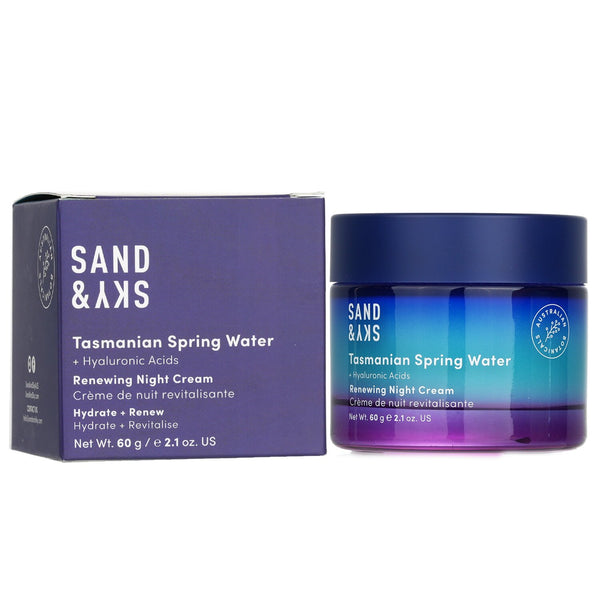 Sand & Sky Tasmanian Spring Water - Renewing Night Cream  60g/2.1oz