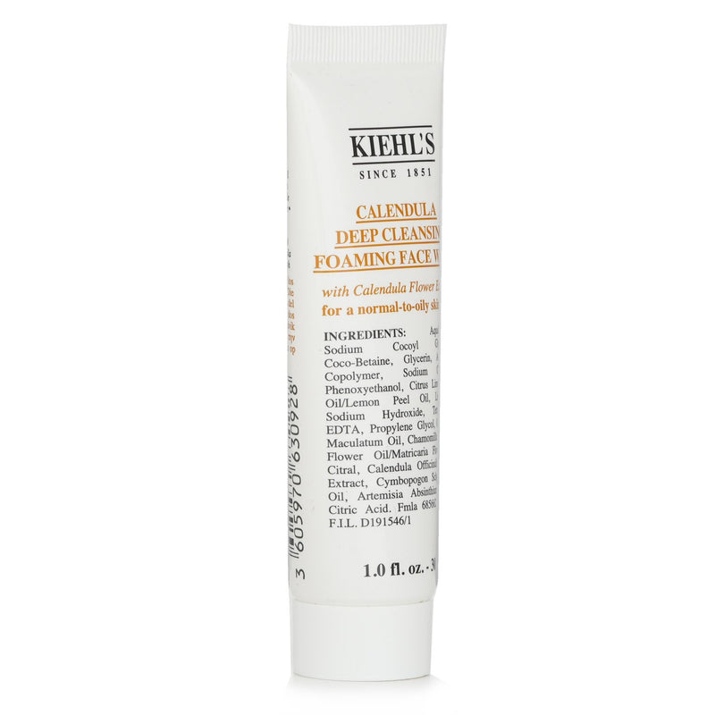 Kiehl's Calendula Deep Cleansing Foaming Face Wash  30ml/1oz