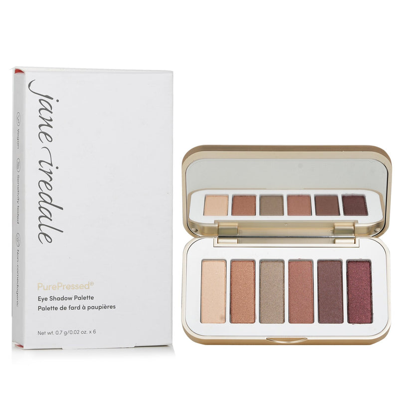 Jane Iredale PurePressed Eye Shadow Palette - #Naturally Glam  6x 0.7g/0.02oz