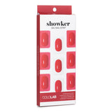 Cololab Showker Gel Nail Strip # CSF511 Kiss You Red  1pcs