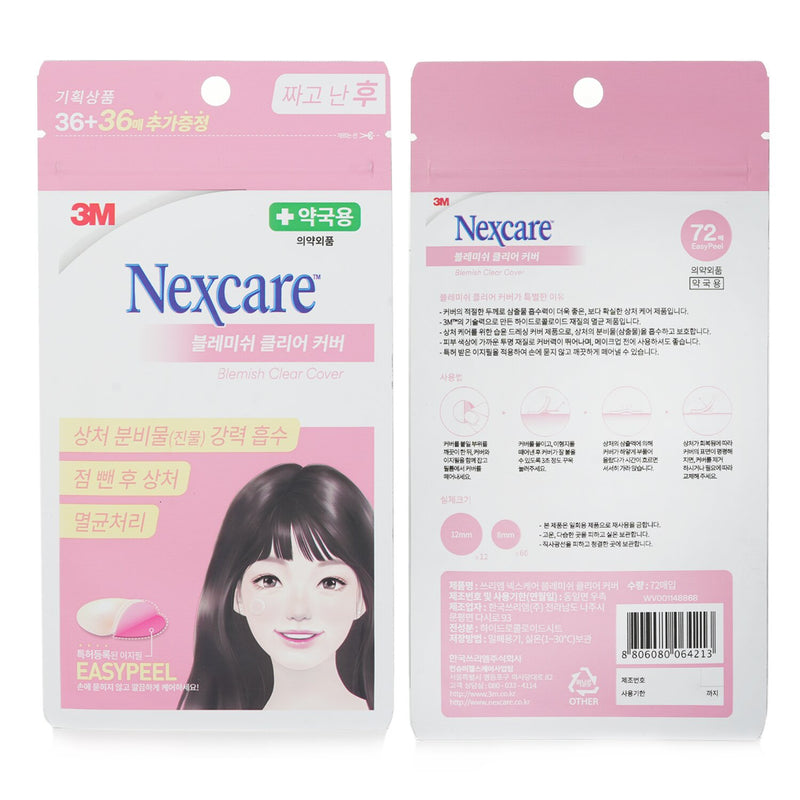 3M Nexcare Blemish Clear Cover  72pcs