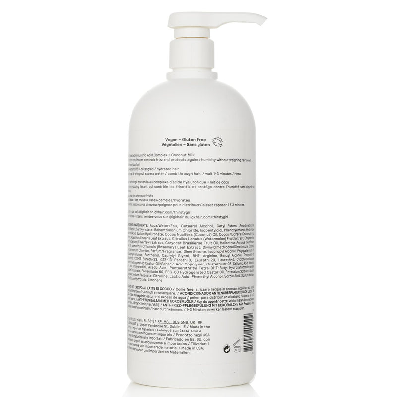 IGK Thirsty Girl Coconut Milk Anti-Frizz Conditioner  1000ml/33.8oz