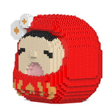 Jekca Minna No Tabo Daruma 01S Building Bricks Set  20x16x20cm