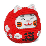 Jekca Daruma Maneki Neko 01S-M02 Building Bricks Set  18x14x20cm