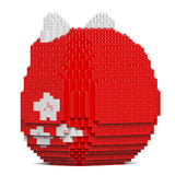 Jekca Daruma Maneki Neko 01S-M02 Building Bricks Set  18x14x20cm