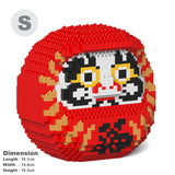 Jekca Daruma Doll 02S-M01 Building Bricks Set  18x14x18cm