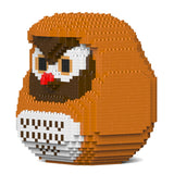 Jekca Owl Daruma Doll 01S Building Bricks Set  17x15x20cm