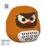 Jekca Owl Daruma Doll 01S Building Bricks Set  17x15x20cm